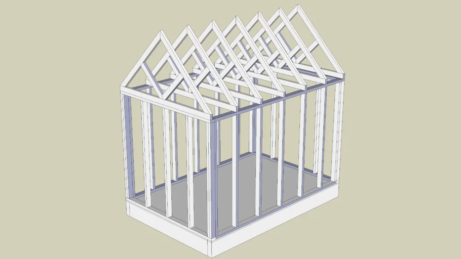 framework of a shed