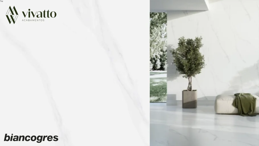 Santorini Bianco 90x90cm - Biancogres Porcelanato
