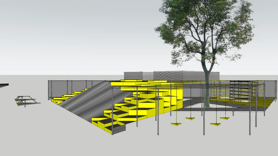 triangular playground