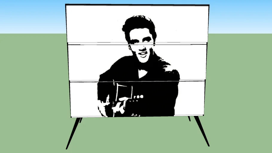 Cômoda Retrô - Elvis Presley