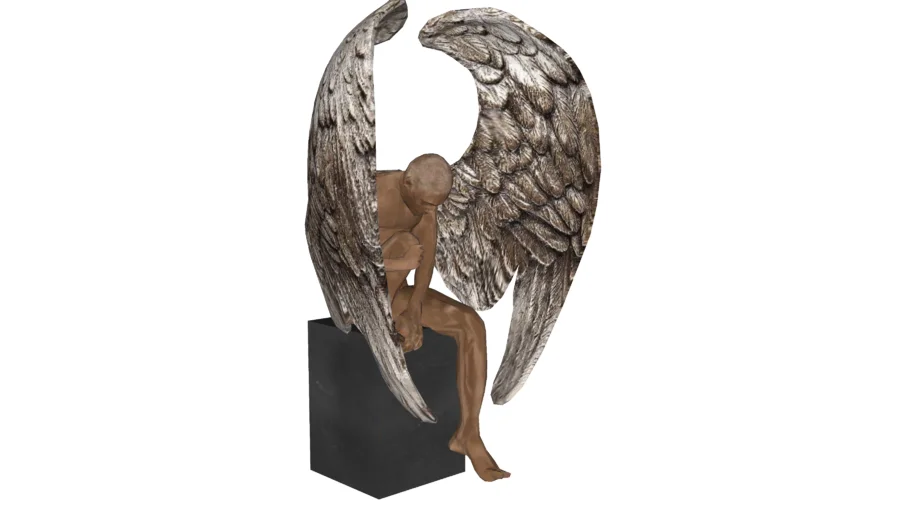 63895 Deco Object Nude Sad Angel Small