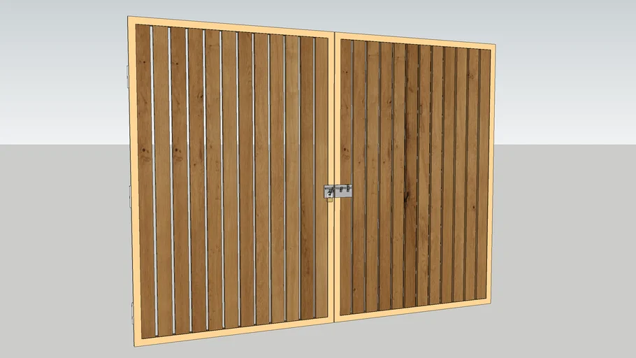 01 Porton Acero Madera