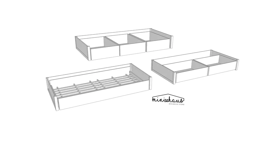 Base beliche cama casinha