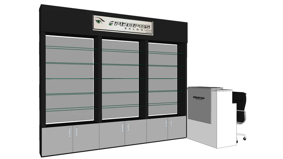 MUEBLE DE SALON DE BELLEZA