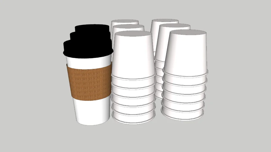 cofe cups | 3D Warehouse
