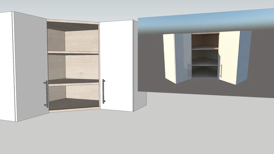 Kitchen corner cabinet new 