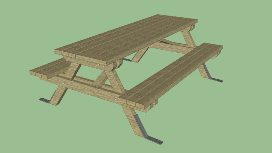 Outdoor dining table