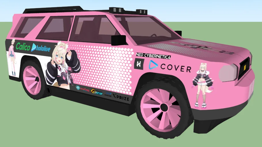 Hololive Mococo Abyssgard Itasha