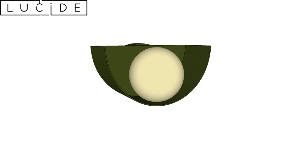 Lucide BENNI - Wall light - 1xG9 - Green