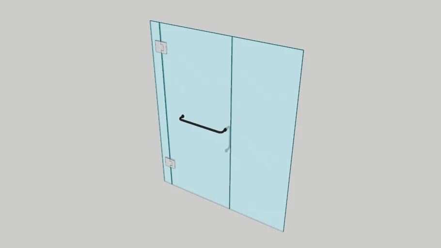 FRAMELESS SHOWER GLASS ENCLOSURE