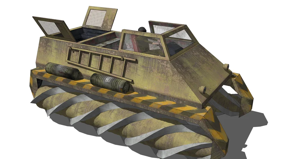 Screw Propelled Vehicle