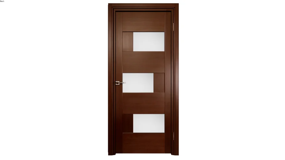Door Wood Modern - Closed