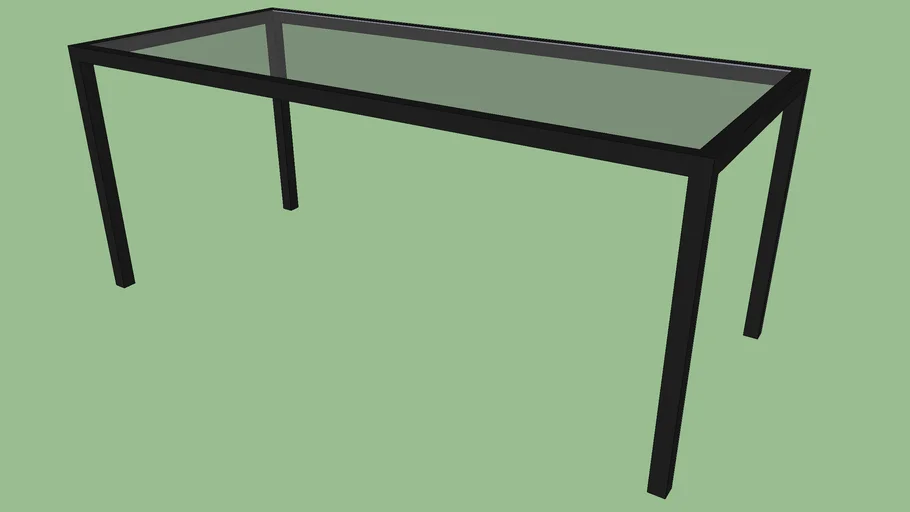 mesa de vidrio