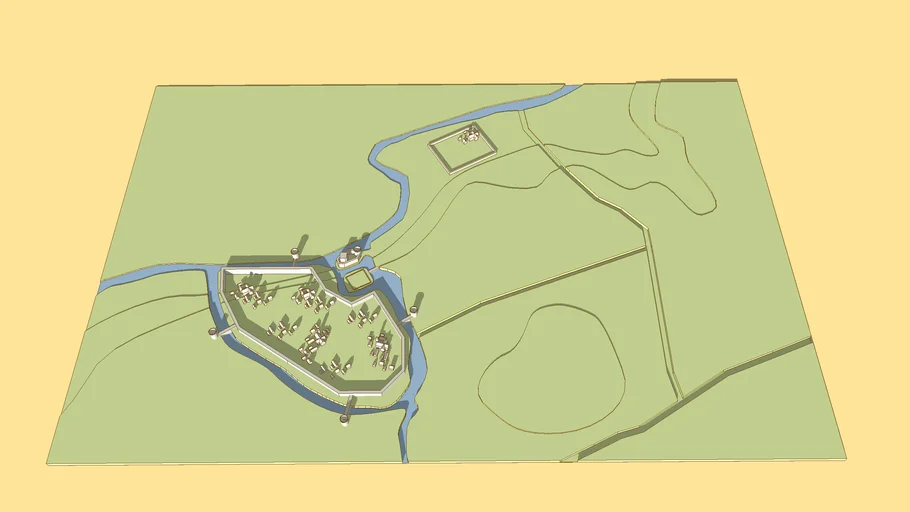 Battle of Courtrai - map