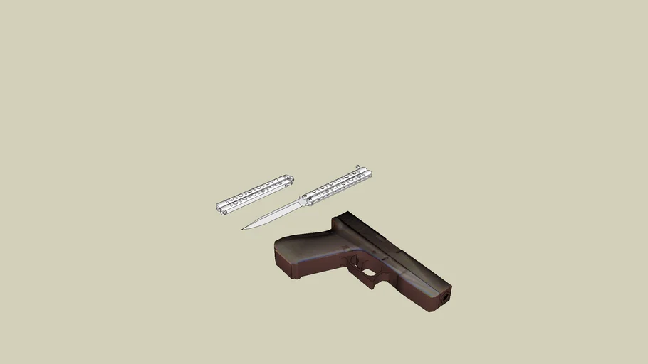 my array of weapons person sized