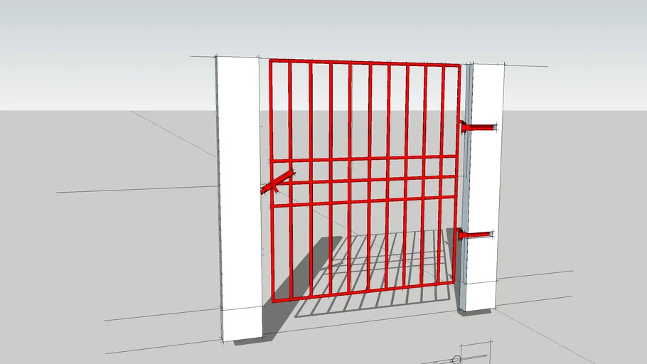 A Steel Pipe Gate