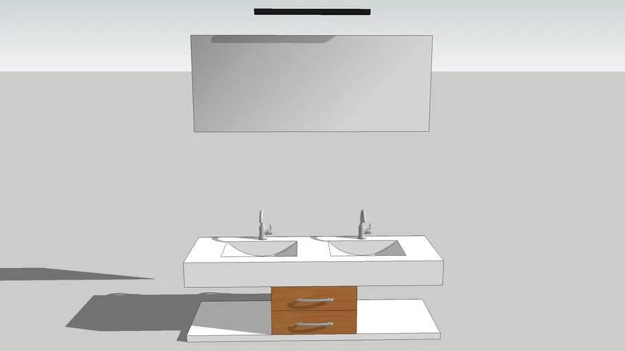 Modern bathroom vanity