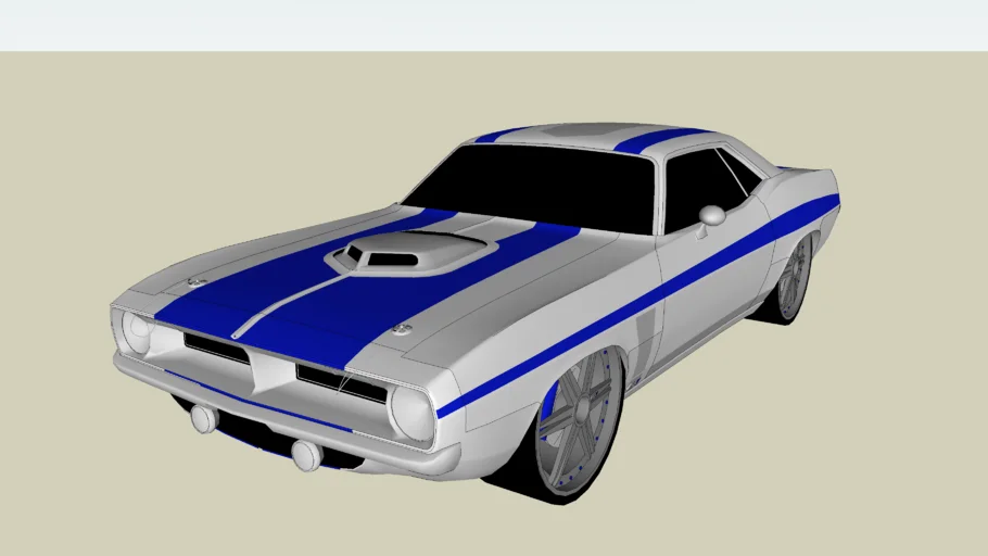 Tuned Plymouth Hemi 'Cuda