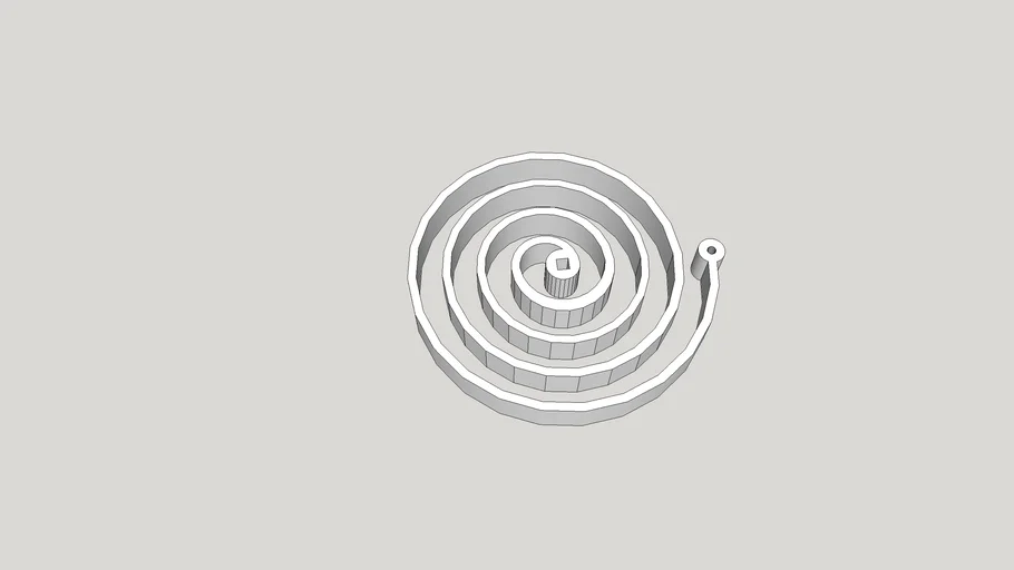clock spring leaf spring