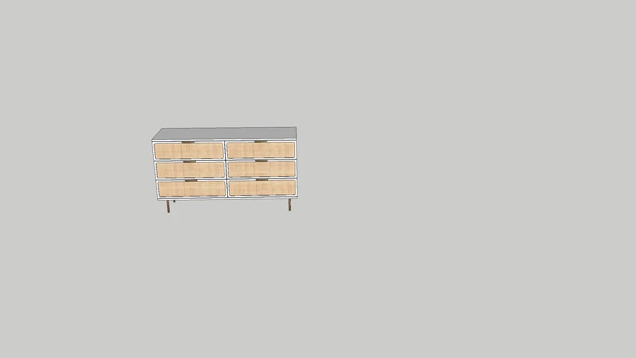 West Elm Ida Six Drawer Dresser