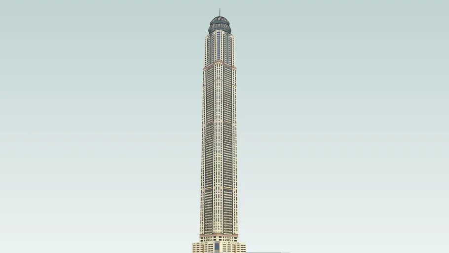 princess tower dubai UAE 414m