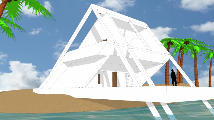 Minimalist-Beach-House #winterblues