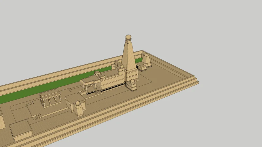 Thanjavur temple model