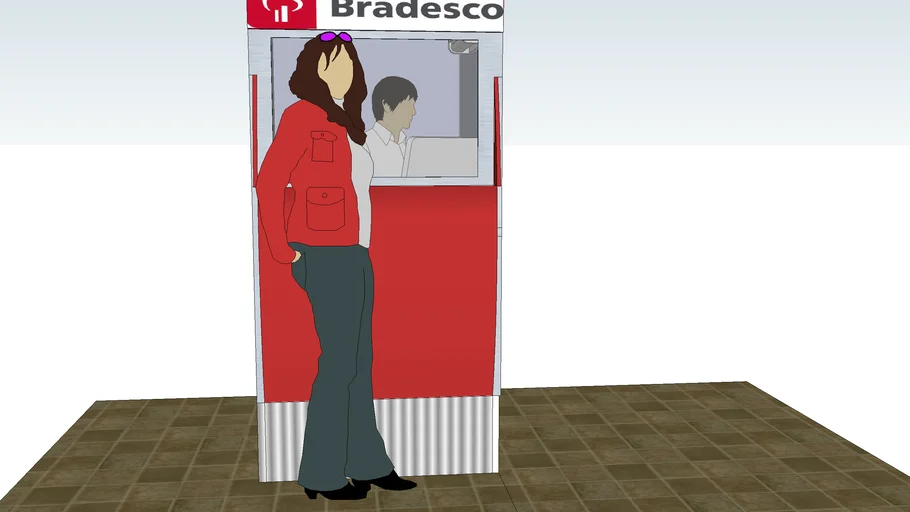 cabine de pagamento do bradesco