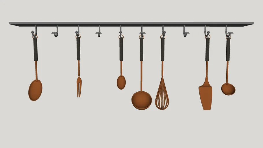Kitchenware - Cutlery Wall Mount