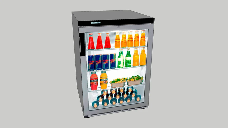 Botellero una puerta cristal Liebherr
