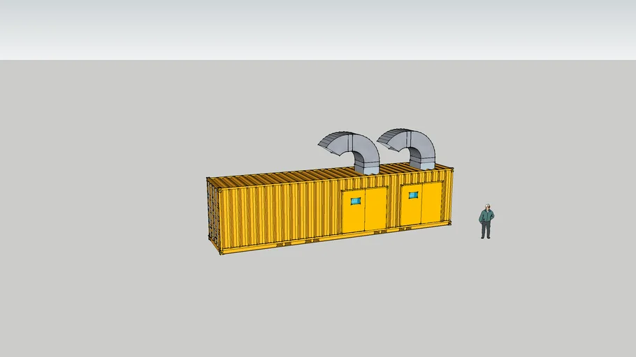 Compressorinstallatie in container
