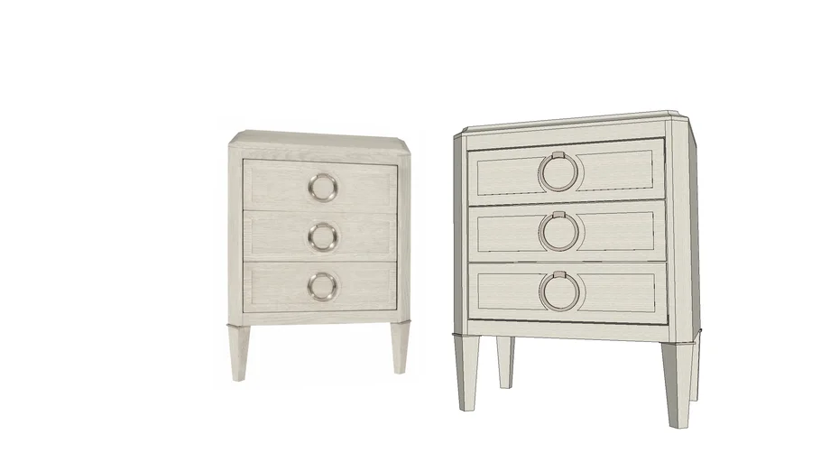 Bernhardt_Domaine Blanc Nightstand