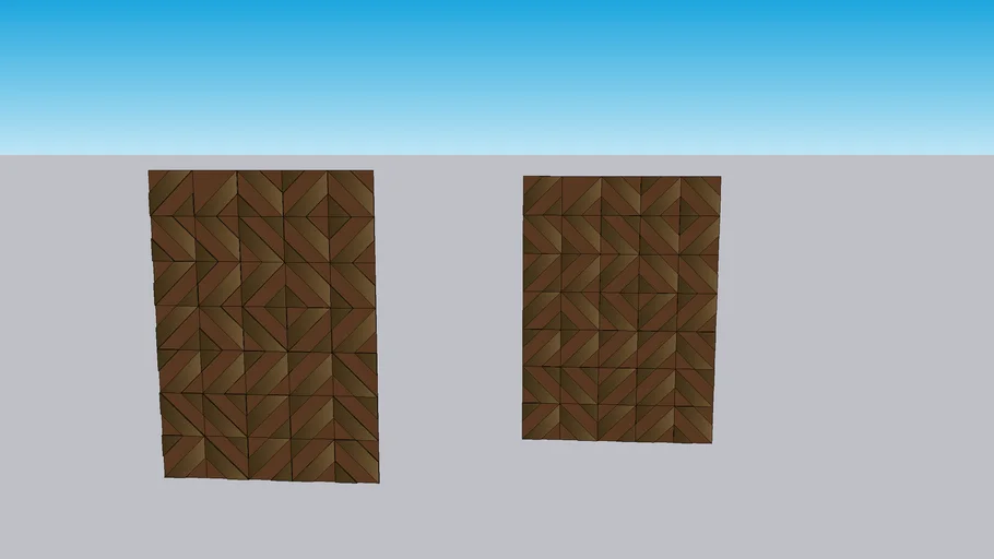 TRANSVERSE 4 COPPER TILE
