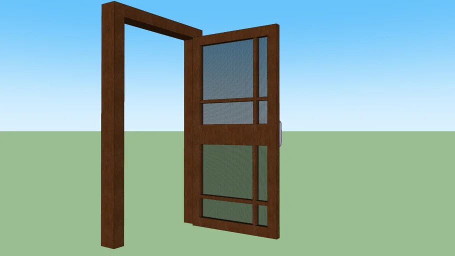wire mesh door