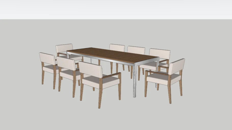 mesa de jardin, Garden table.
