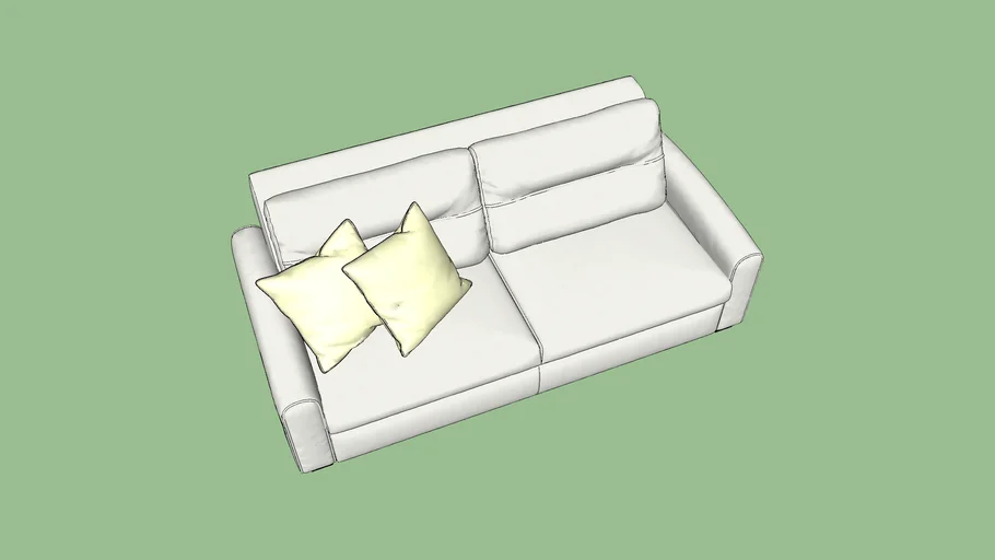 sofa blanco