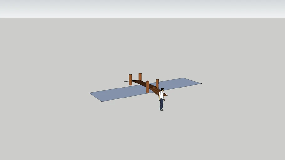 Wooden bridge