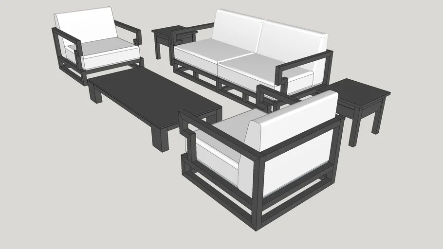 sofa set.skp