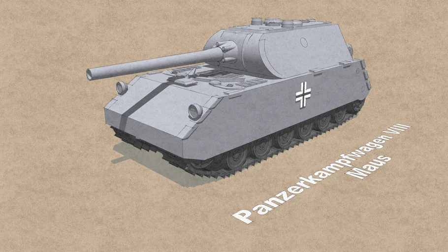 八号坦克鼠式Panzerkampfwagen VIII Maus