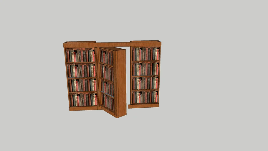 Hidden  Door Bookshelf