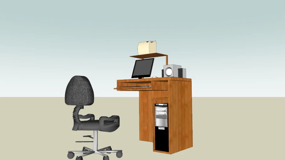 computer table | 3D Warehouse