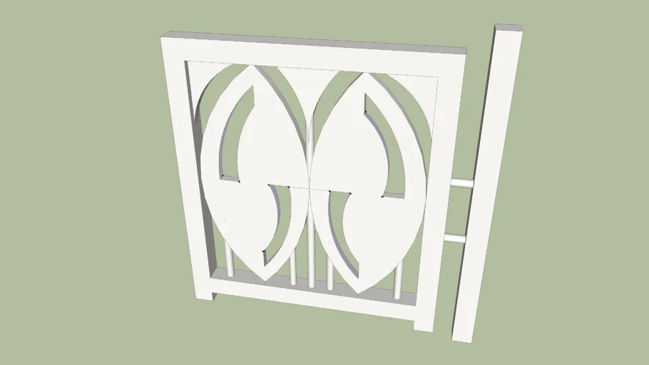 Fence door
