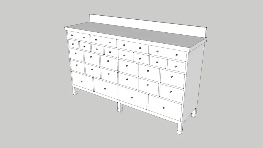 DLSM waiter station cabinet