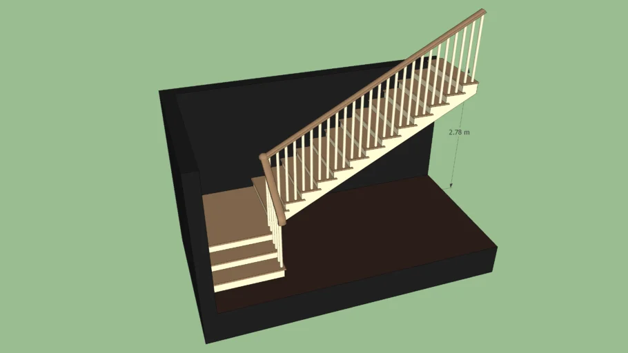 nice basic L shape stairs