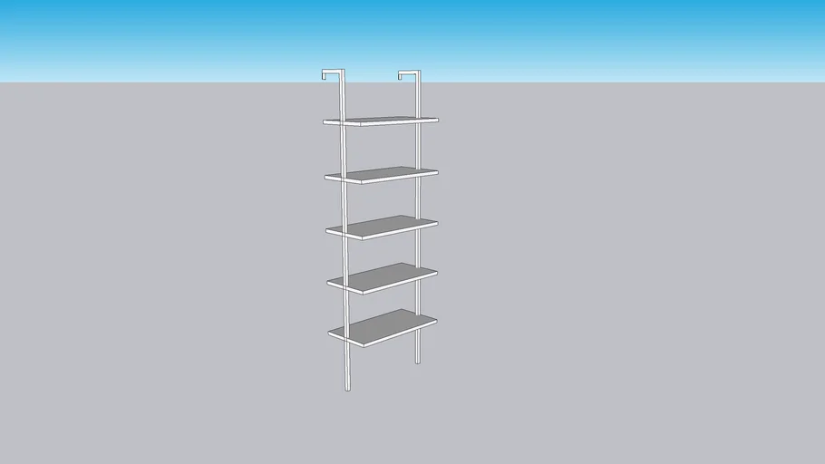 Flythe - Metal Ladder Bookcase