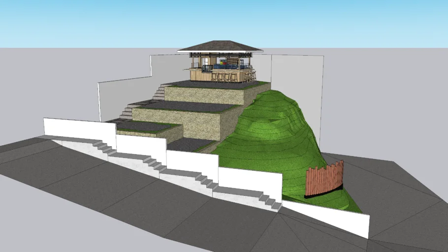 coffee shop on a hill