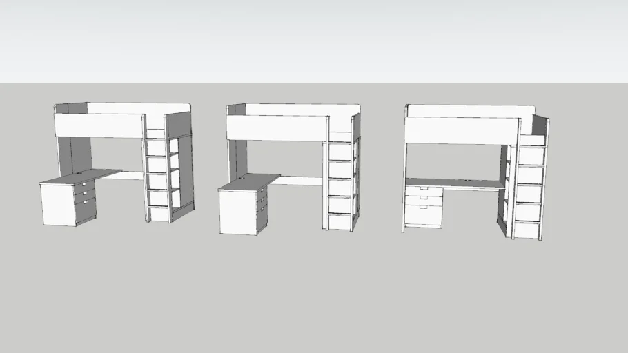 IKEA STUVA Loft bed combo 
