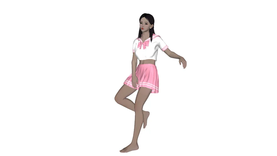 1SKP模型网-女生美女人物 www.1skp.com