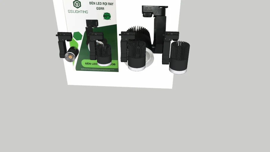 GS Lighting LED Track Light GSRR – Đèn rọi ray 7W 12W 20W 30W
