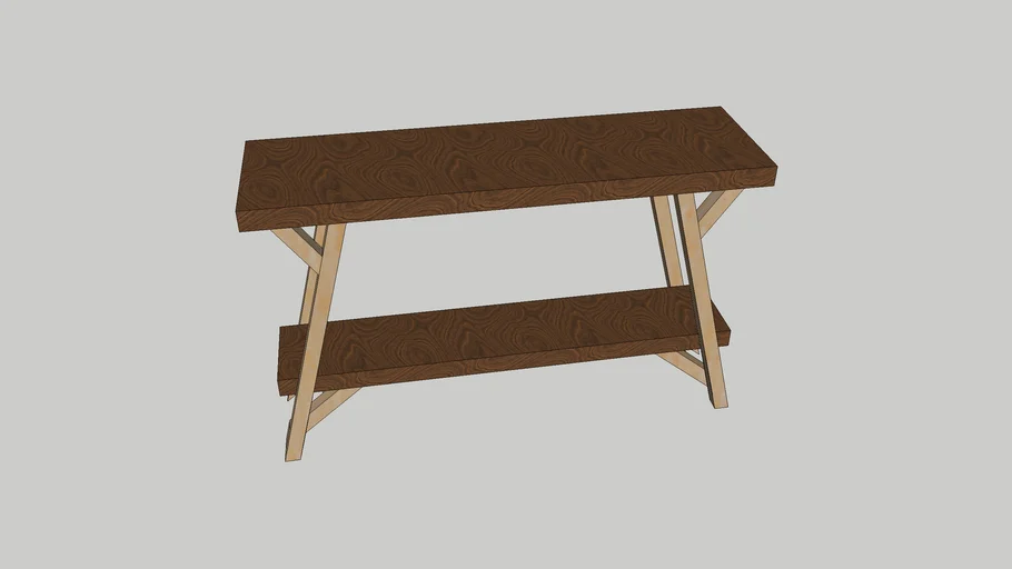 Wood Console Table